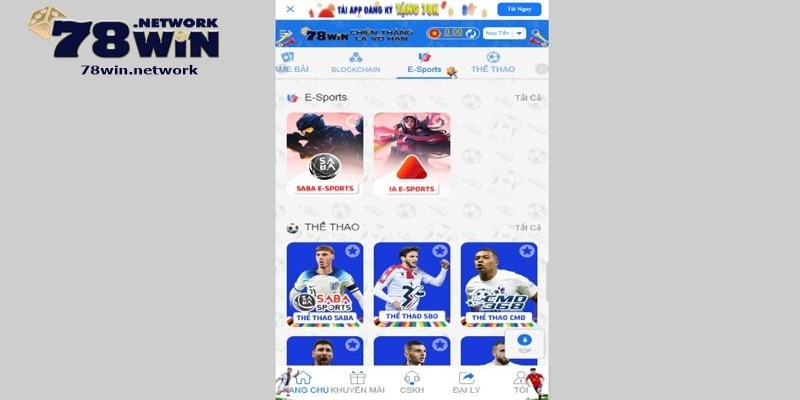 78win đã tích hợp sảnh Saba Esport uy tín 78win đã tích hợp sảnh Saba Esport uy tín